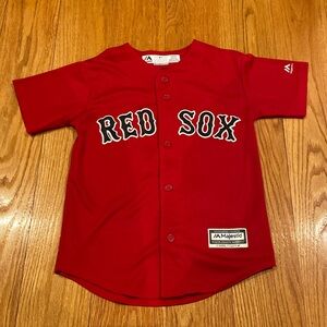 Kids’ Red Sox Button Down “Cool Base” Benintendi Shirt